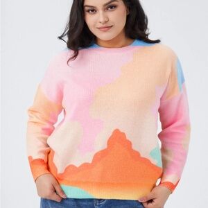 Cider Multicolor Crew Neck Sweater
